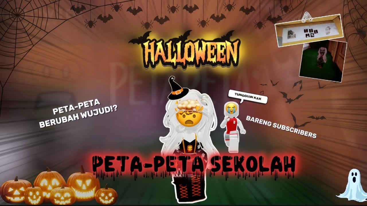BERMAIN🎮 PETA-PETA SEKOLAH🏫 SPESIAL 🎃HALLOWEEN🎃👻 // #roblox 🇮🇩