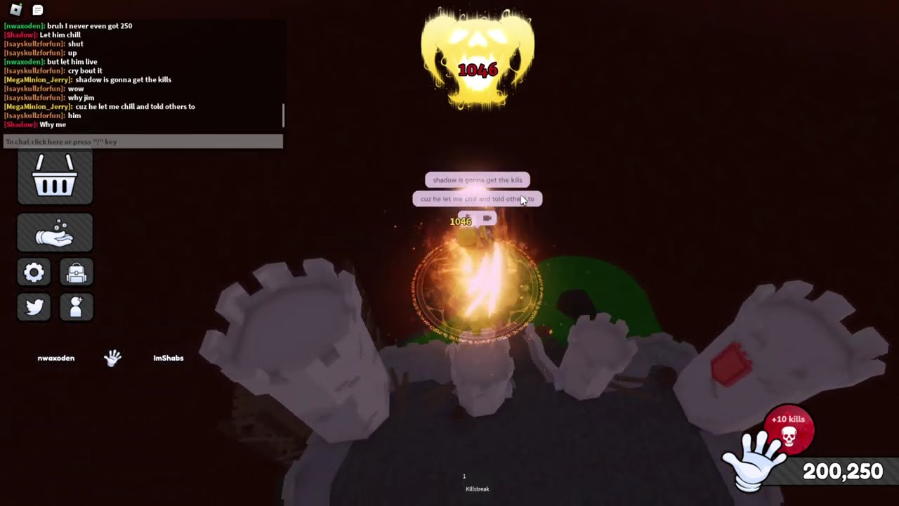 REACHING 1,000 KILLSTREAK IN A PUBLIC SERVER IN SLAP BATTLES
