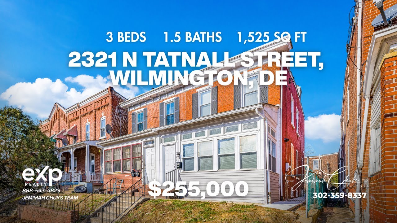 Fully renovated home for sale in Wilmington, DE with No HOA, $255,000 👀