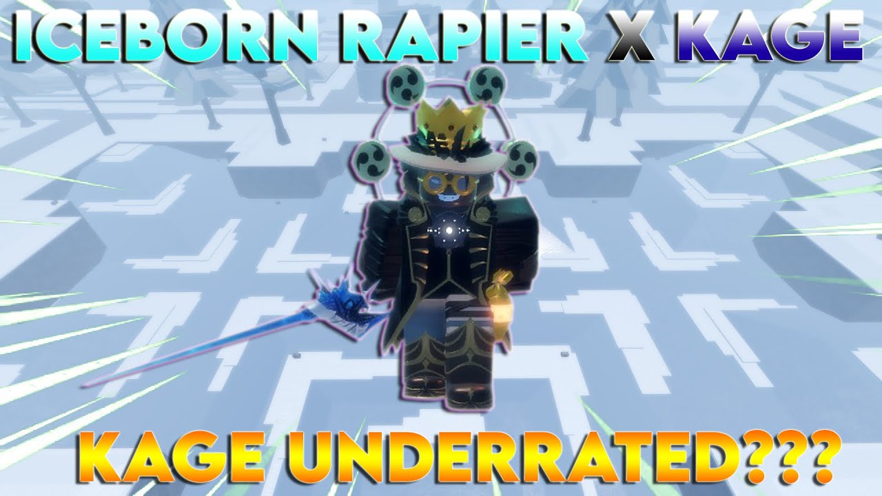[GPO] ICEBORN RAPIER X KAGE IS A REALLY GOOD COMBO IS KAGE UNDERRATED???
