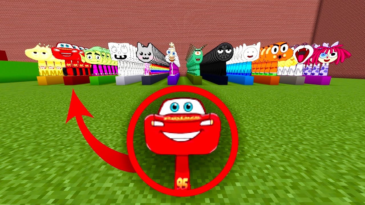More NEW & OLD Sprunki OC Nextbots In Colored Boxes Minecraft PE MOD