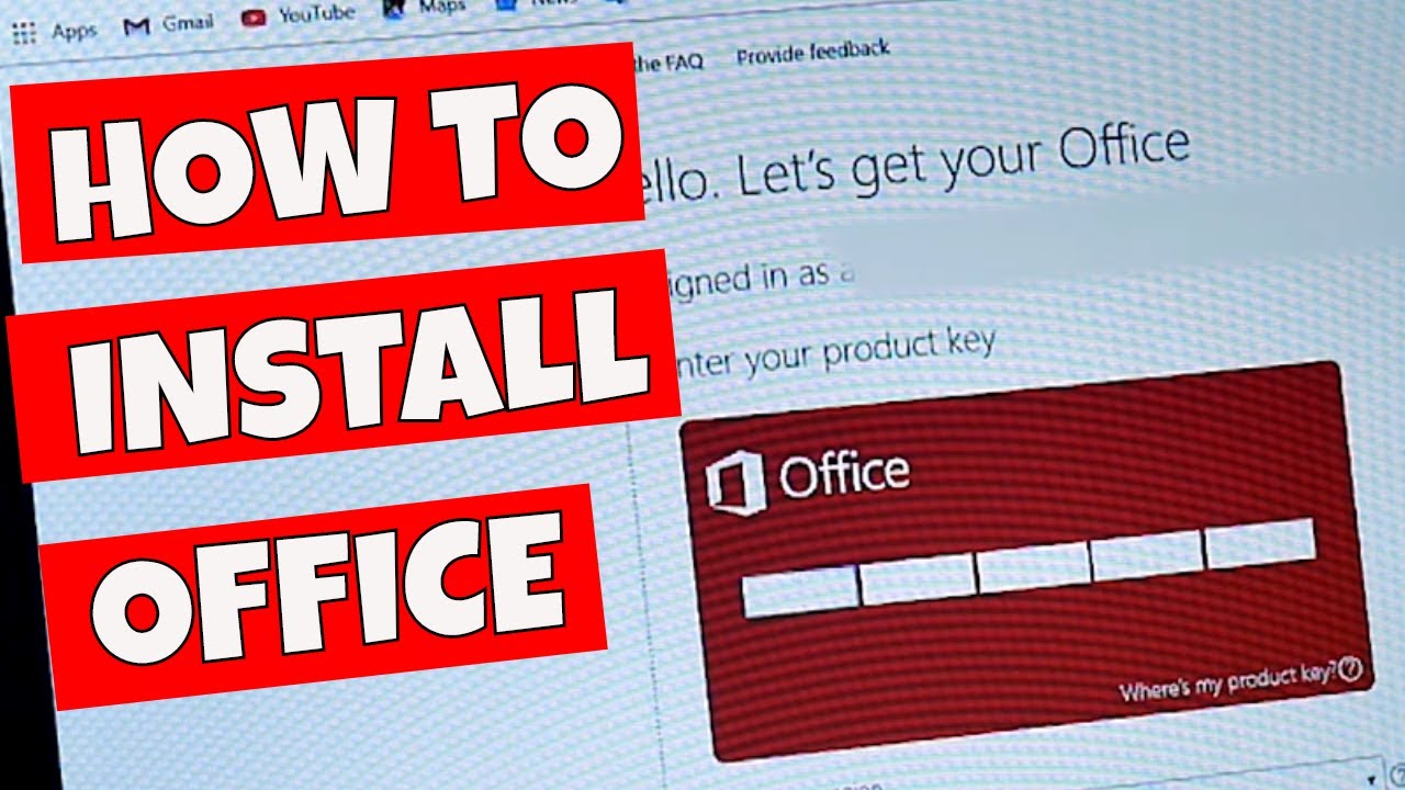How to Install Microsoft Office 2019 From Activation Key Or License Code at the lowest price