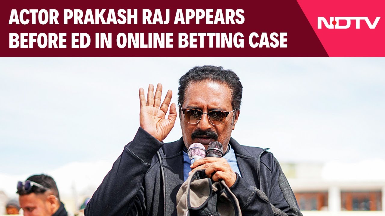 Online Betting Case | Actor Prakash Raj Appears Before Probe Agency ED In Online Betting Case