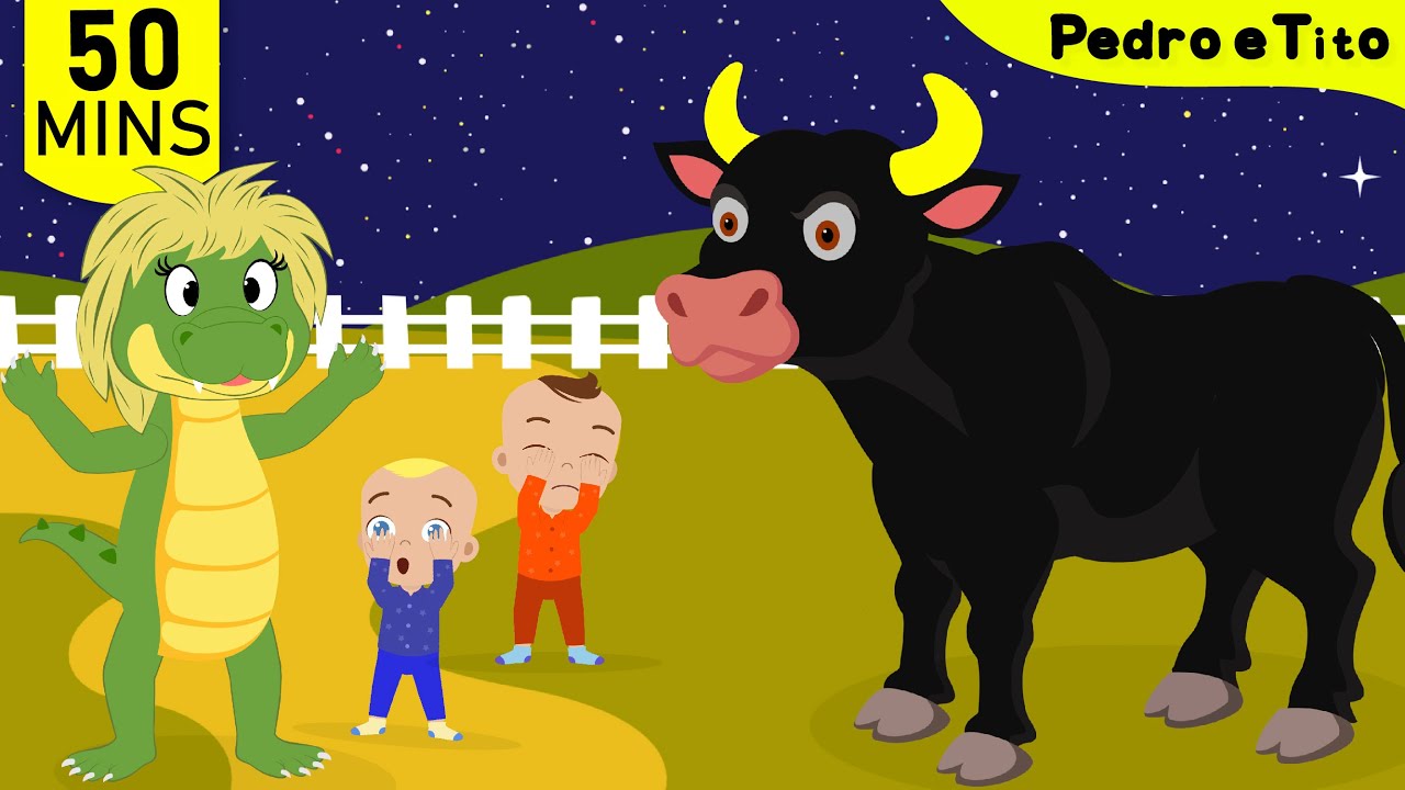 Boi da Cara Preta, Cuca,Lobo Mau e Bicho Papão | 50 Min - Pedro e Tito