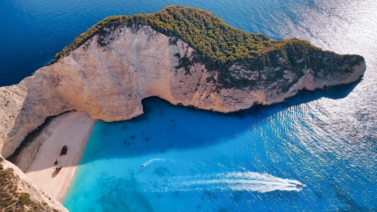 Navagio Shipwreck Beach – Zakynthos’ Most Iconic View (4K Drone)