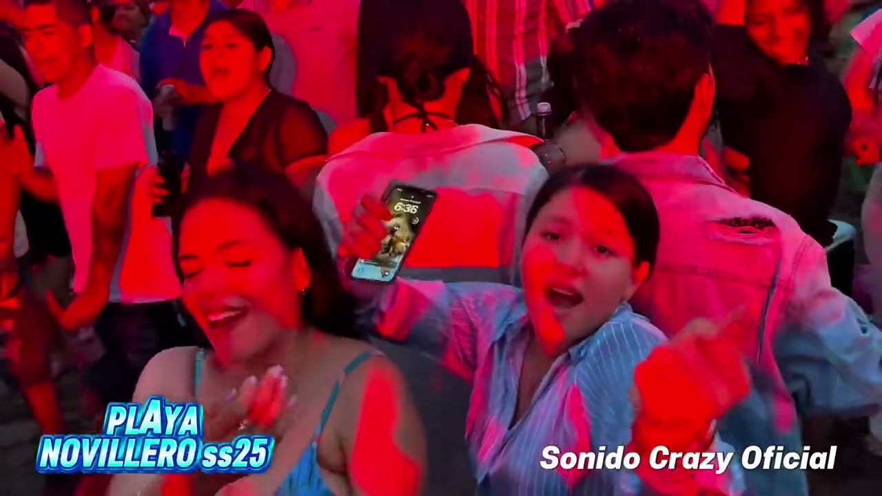Sonido Crazy playa Novillero 2025