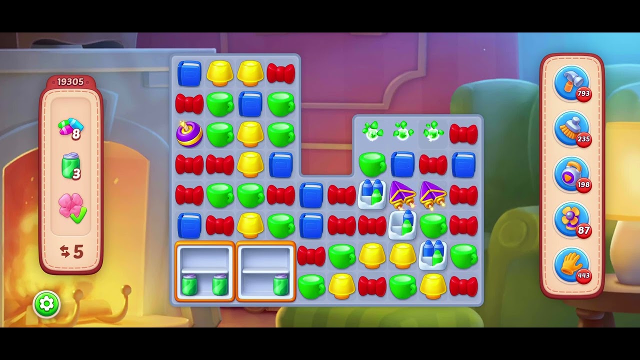 Homescapes Level 19305  -- No cheats