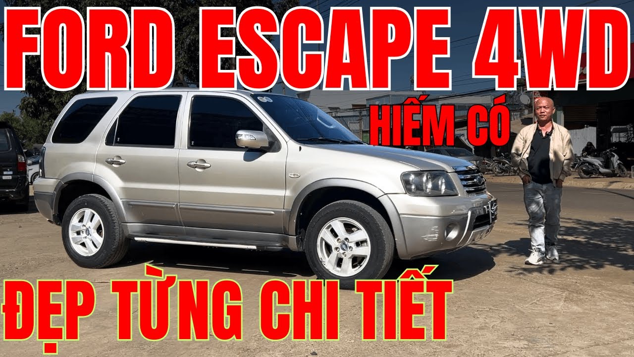 FORD ESCAPE 2007 XLT GIÁ RẺ...CHỈ BẰNG CHIẾC XE MÁY SH - Ô TÔ QUANG CHUNG - ĐỨC TRỌNG LÂM ĐỒNG