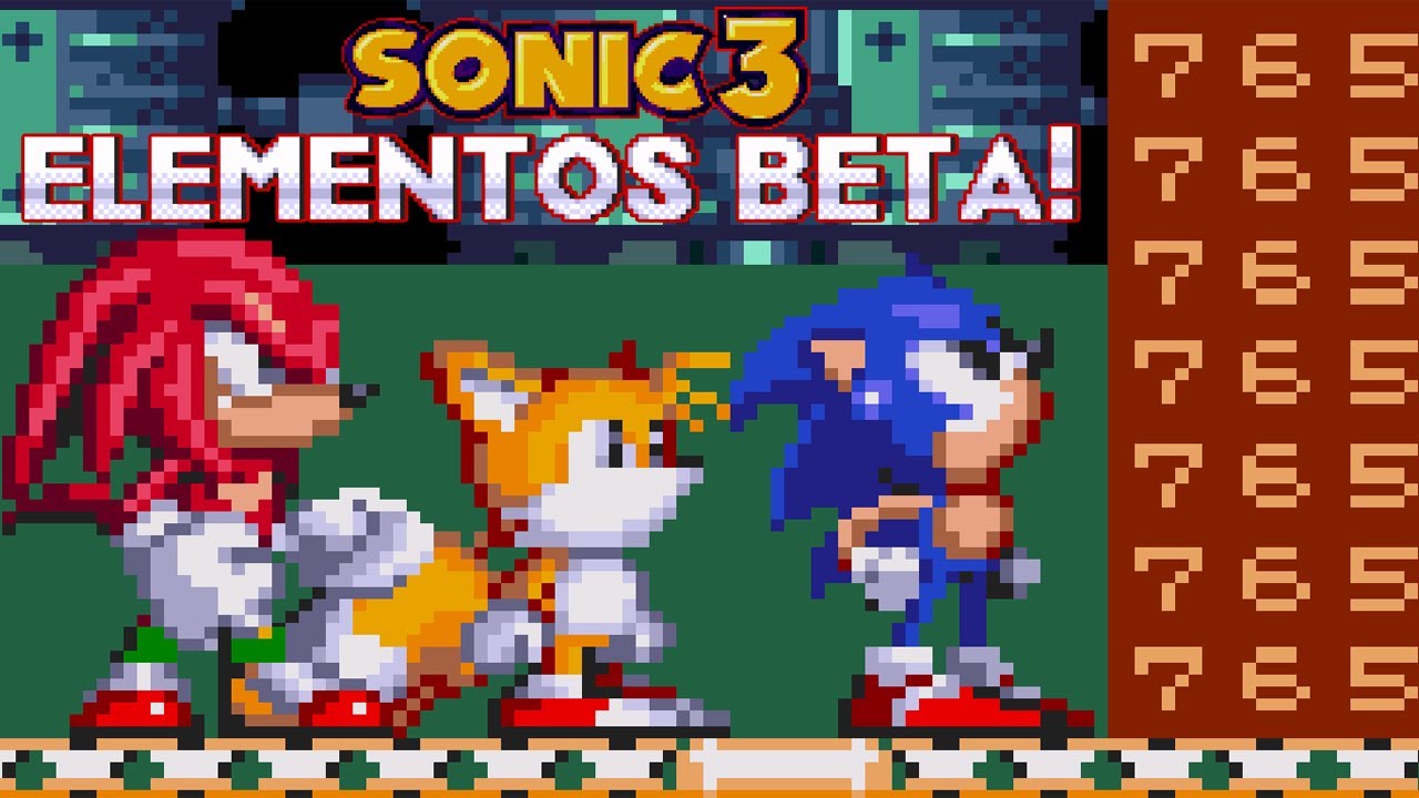 Sonic the Hedgehog 3 Elementos Beta!