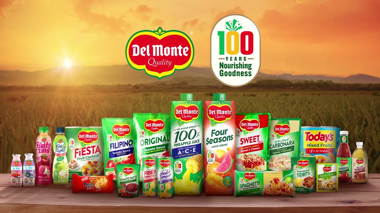 Del Monte 100 Years of Nourishing Goodness