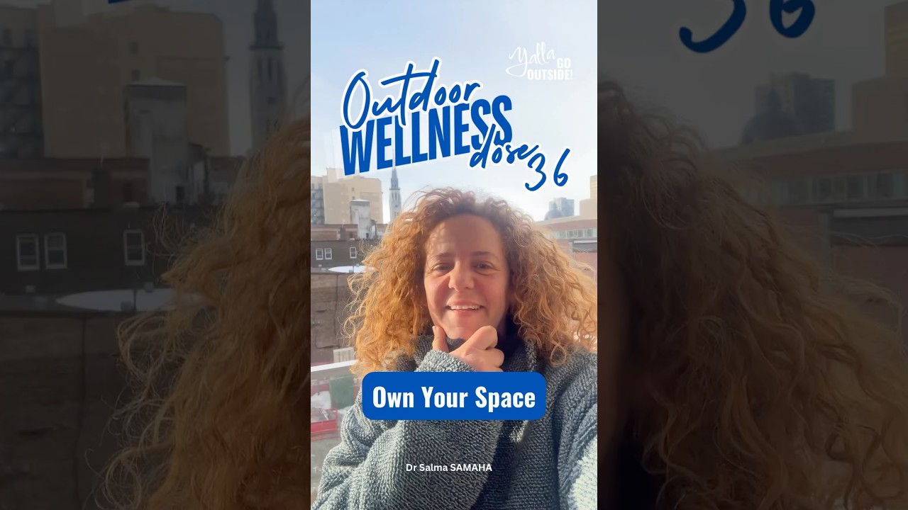 Own your space #outdoorwellness #yallagooutside #healthylifestyle #lifehacks #mindsetshift #womenday