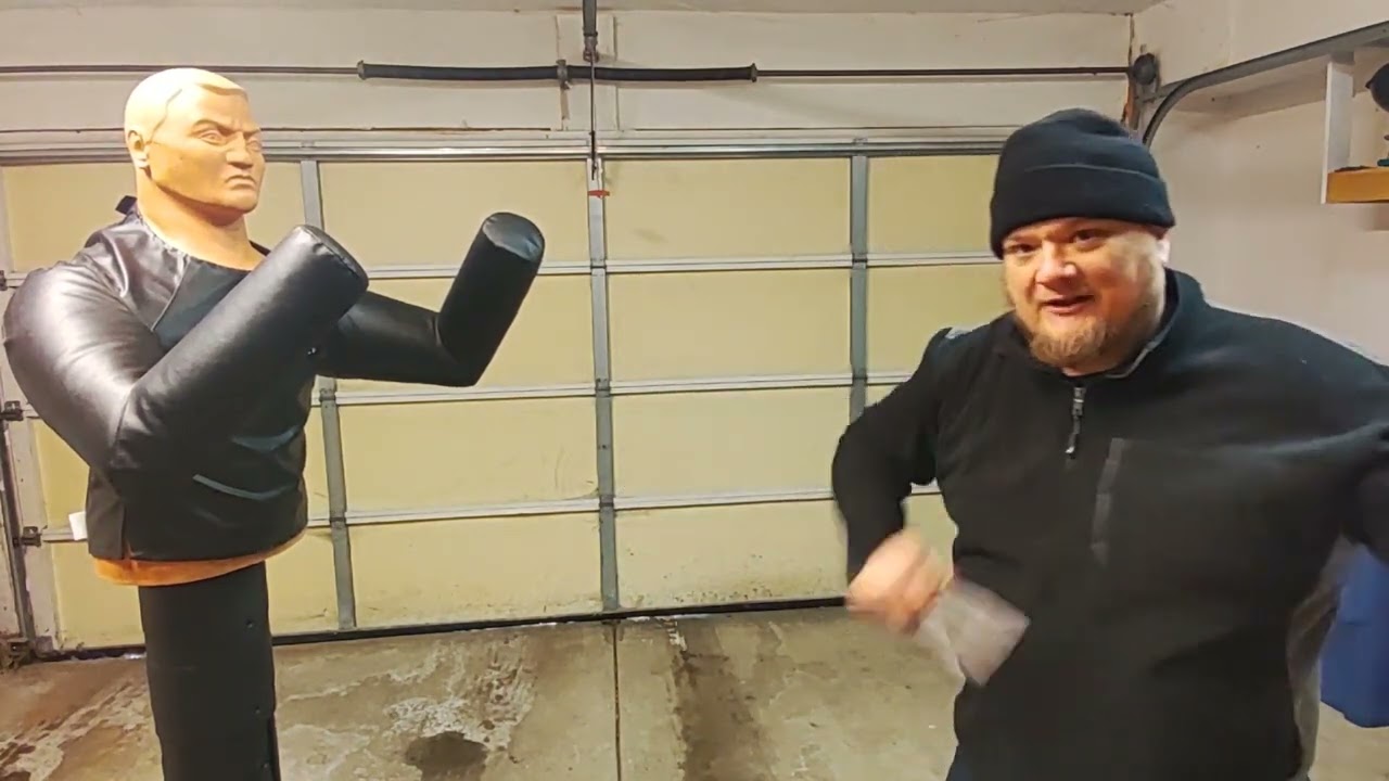 Filipino Martial Arts Training with the Century BOB Body Opponent Bag / Arm Attachment.