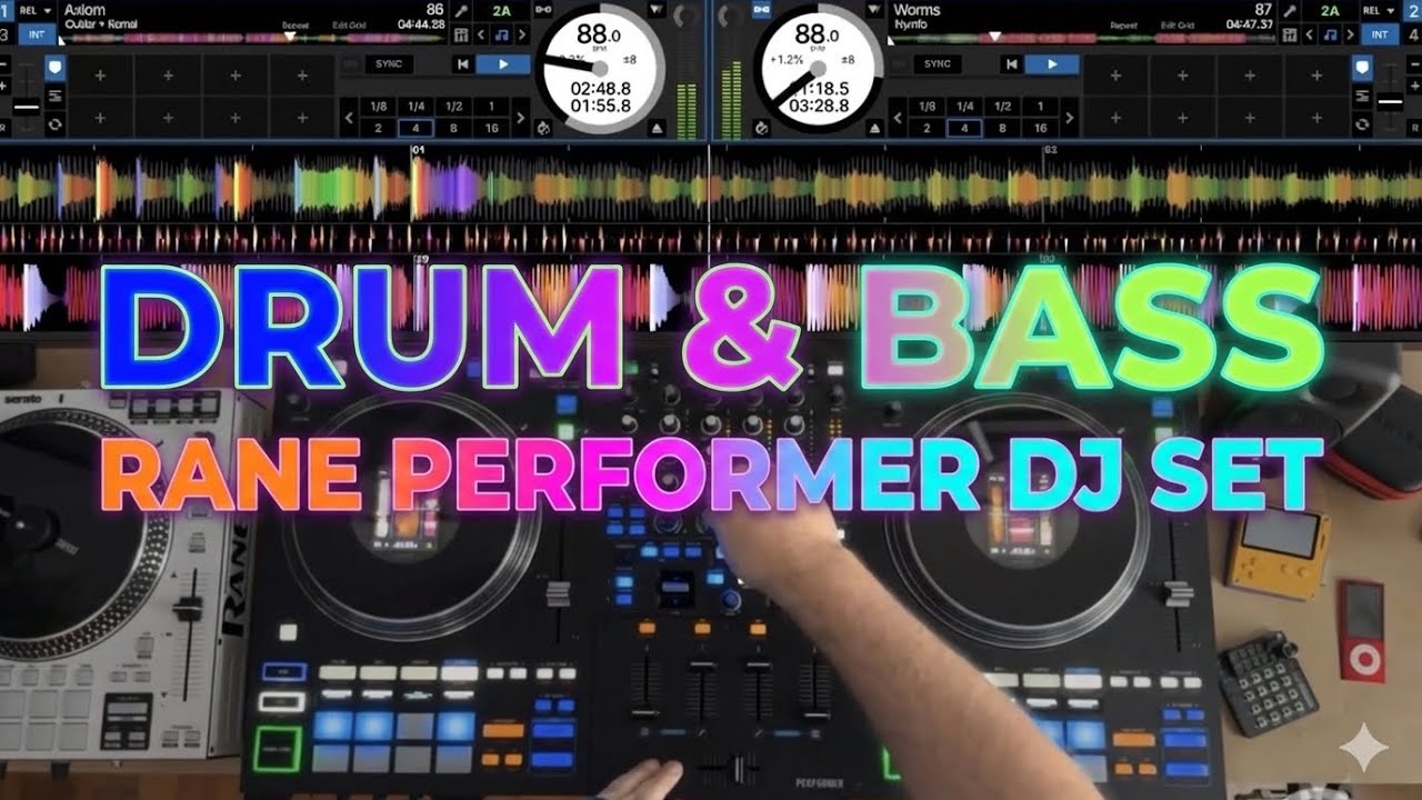 Drum & Bass mix on the Rane Performer