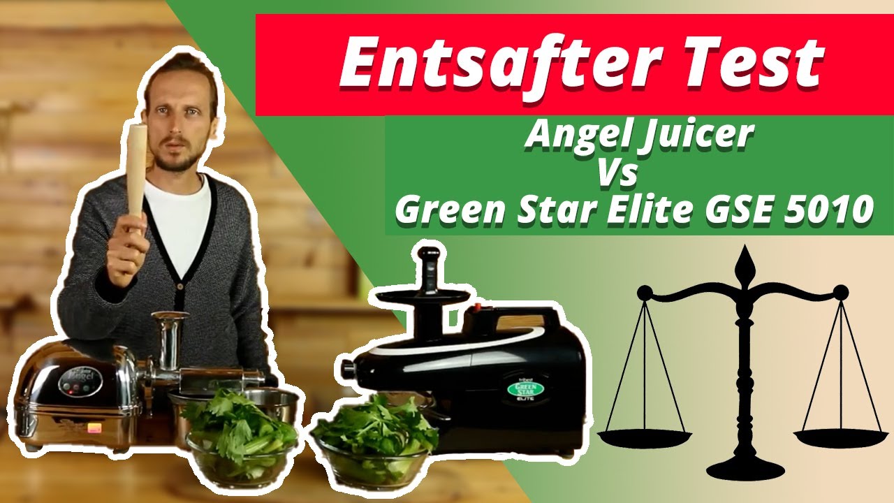 Entsafter Vergleich Angel Juicer vs Green Star Elite GSE 5010 - Selleriesaft Medical Medium William