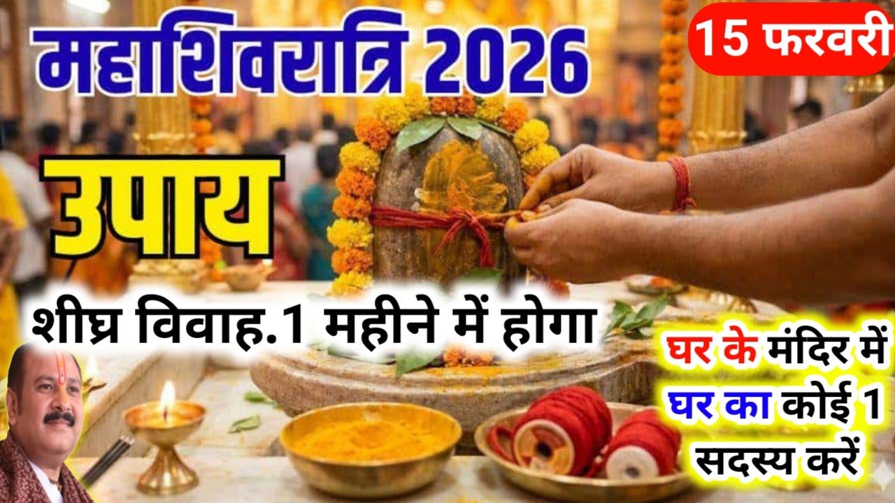 बच्चों के शीघ्र विवाह होने के लिए 15 फरवरी महाशिवरात्रि व्रत के दिन शिवलिंग पर अर्पित कर देना ये चीज