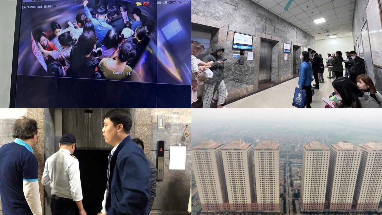 Thang Máy Chung Cư Đại Thanh sau khi gặp sự cố ngày 19/3/2025
