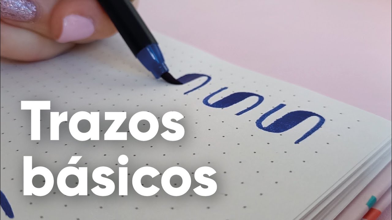 TRAZOS B&Aacute;SICOS para aprender LETTERING