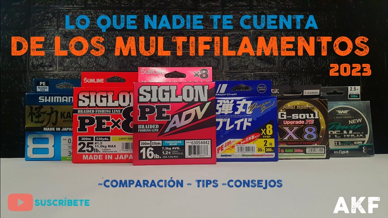 Lo que nadie te cuenta sobre los Multifilamentos/Trenzados || Tips para escoger tu línea de pesca