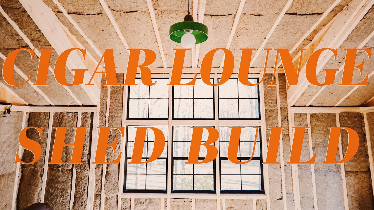 My Cigar Lounge Shed Build Progress Update