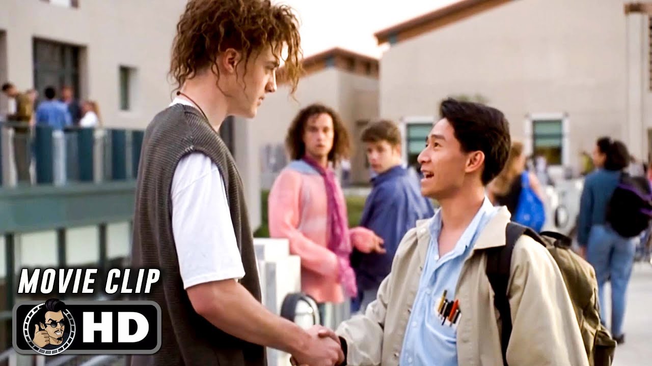 ENCINO MAN Ke Huy Quan Scene (1992) Brendan Fraser