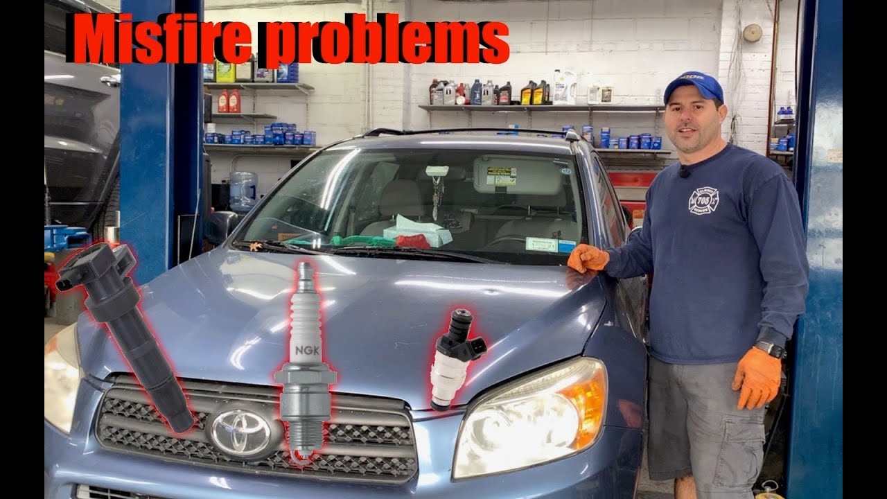 Как диагностировать пропуски зажигания? P0301 P0302 Toyota RAV4 2007 года