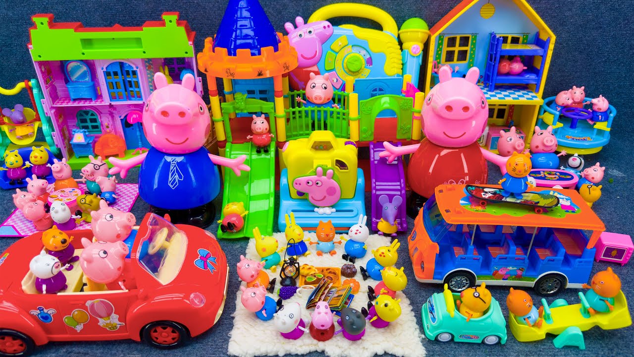 20 Minutes Satisfying Unboxing Peppa Pig Family House Playset, Peppa Pig Toys Collection Review