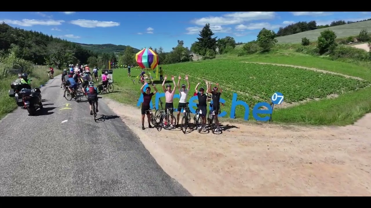 Cyclo - L'Ardèchoise 2024 - Plus de 13000 cyclos, des Grandfondo UEC, c'était la 31e de L'Ardéchoise