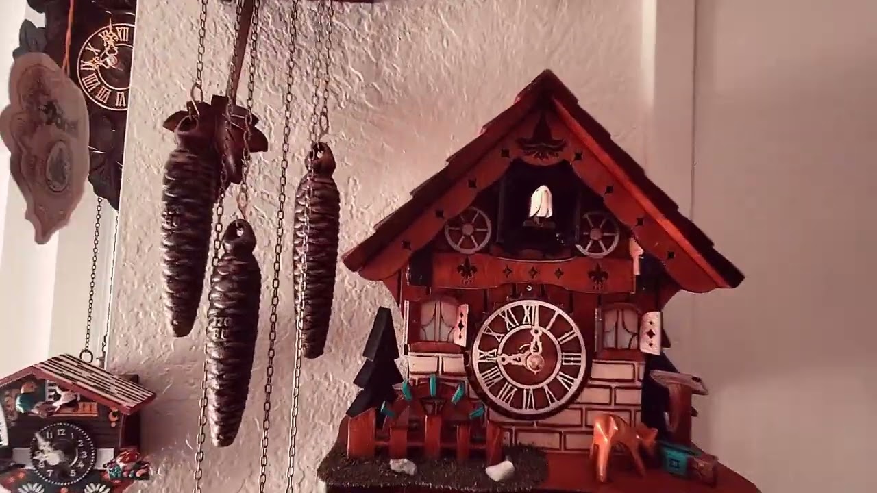 My Clock Collection Chiming and Striking at 9:00am.