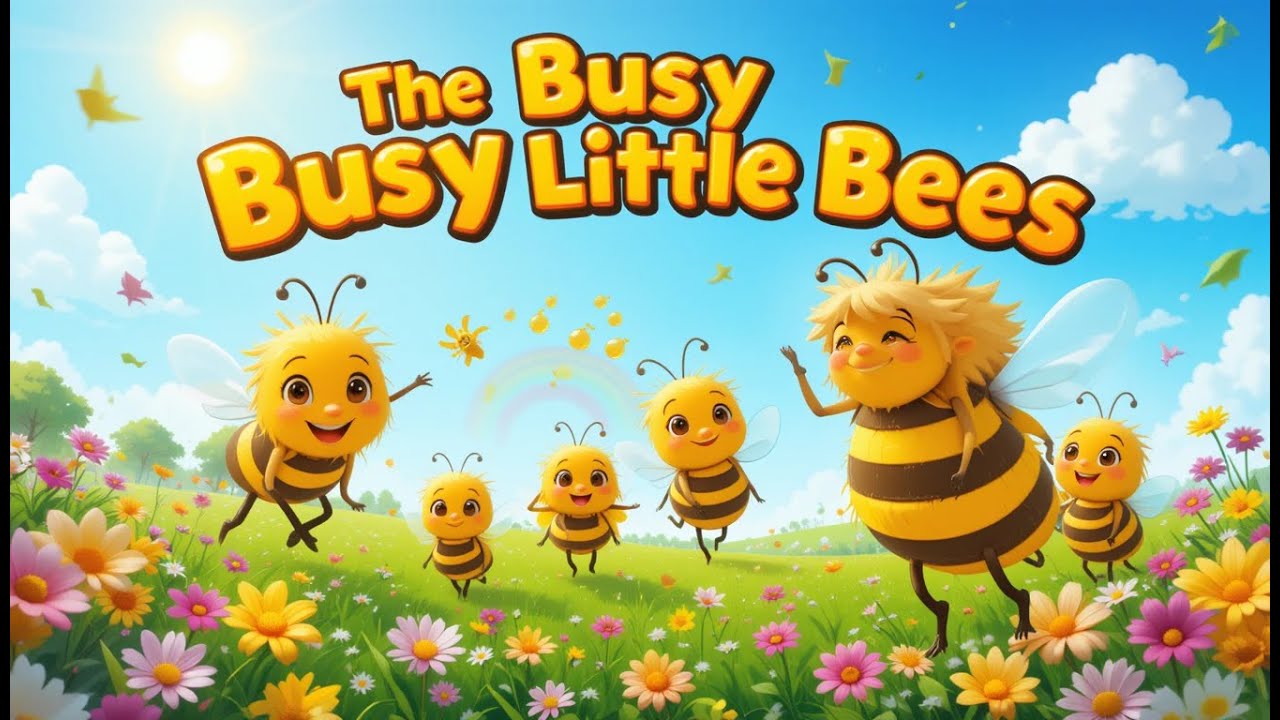 The Honeybee Song | Busy Little Bees Learning Fun for Kids