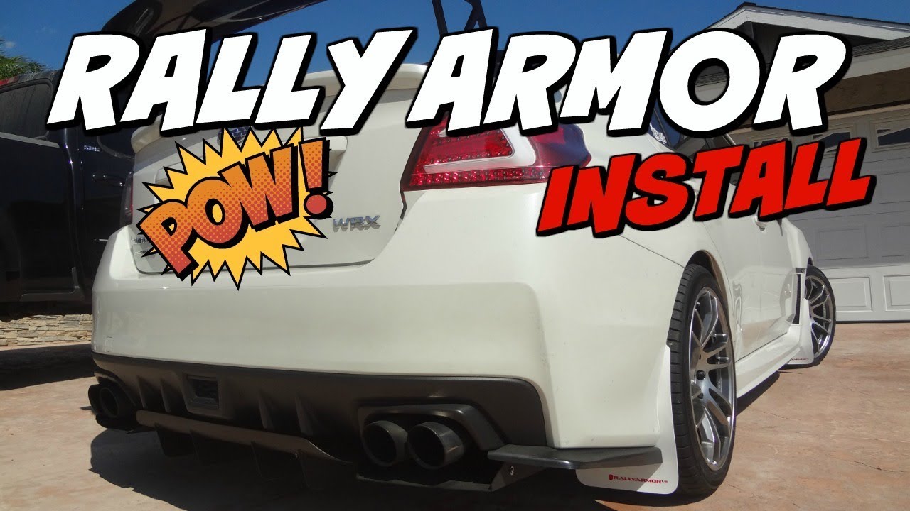 HOW TO  INSTALL RALLY ARMOR MUD FLAPS 15-18 SUBARU WRX / STi FA