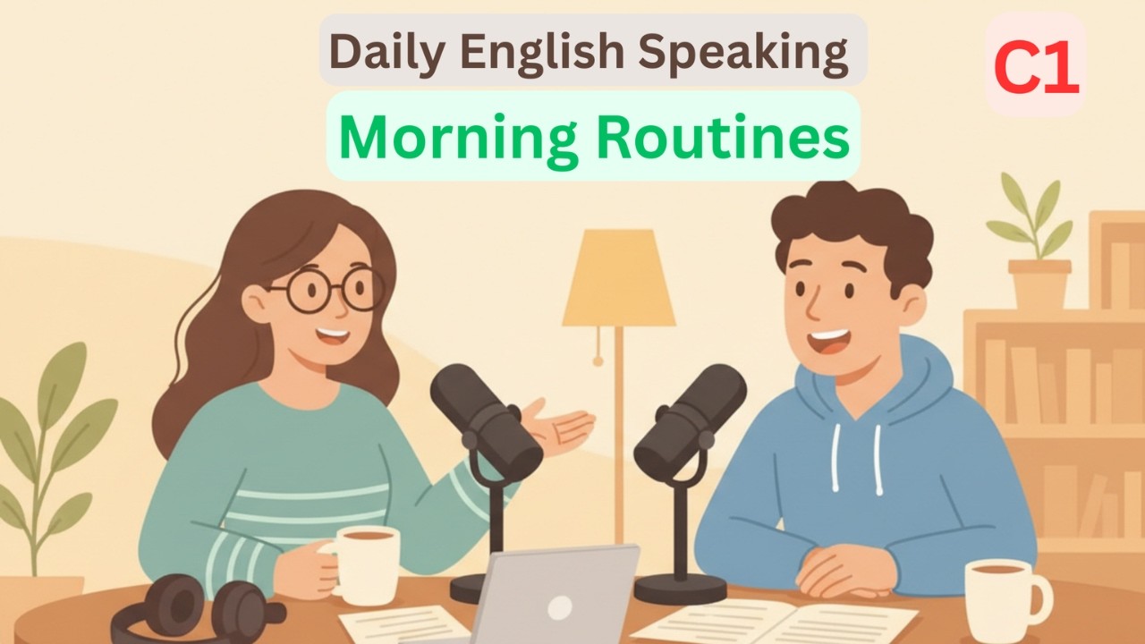 Talk About Your Morning  My Daily Routine in English  English Podcast for Advanced Level C1