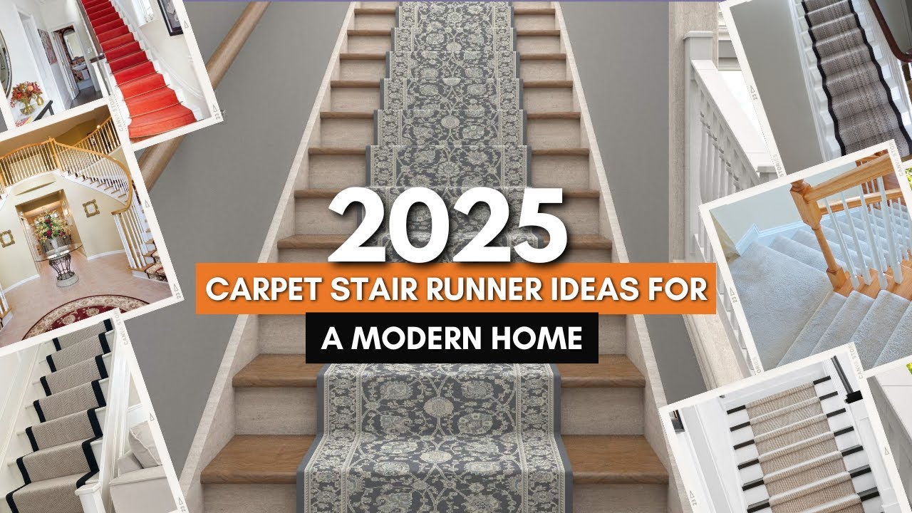 2025 Carpet Stair Runner Ideas for a Modern Home | Stylish & Functional Staircase Designs