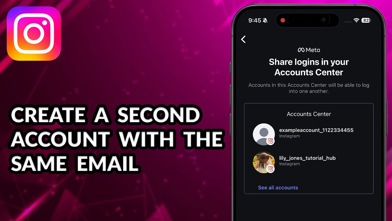 How Do I Create A Second Instagram Account With The Same Email