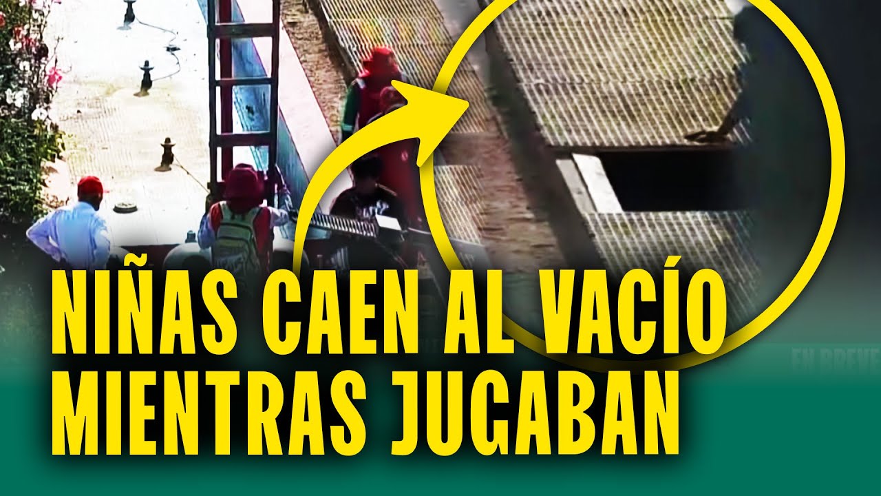 Menores caen al vacío mientras jugaban y se rompen la cabeza: Una de ellas lucha por su vida