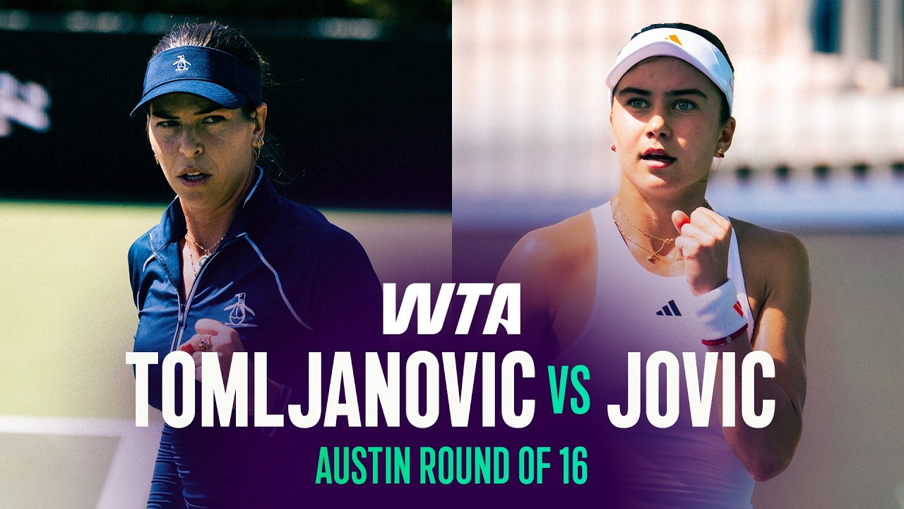Ajla Tomljanovic vs. Iva Jovic | 2026 Austin Round of 16 | WTA Match Highlights