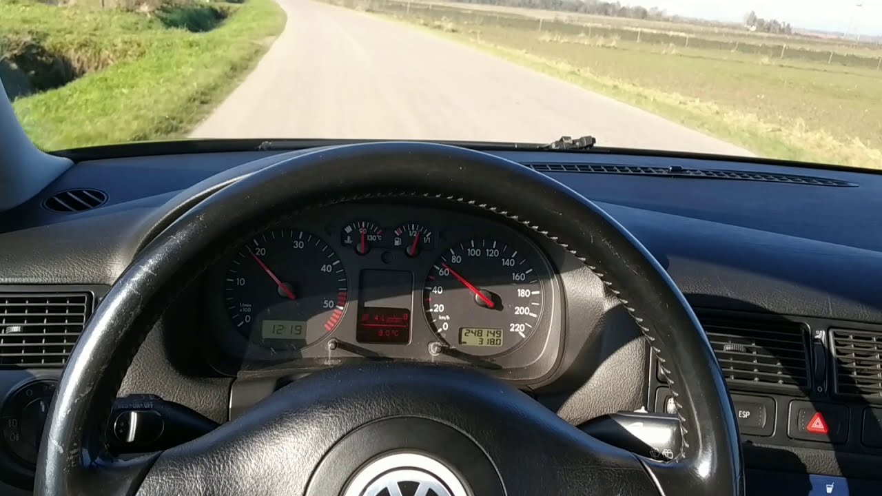 Volkswagen Golf IV 1.9 TDI 110 km spokojna jazda w trasie, spalanie