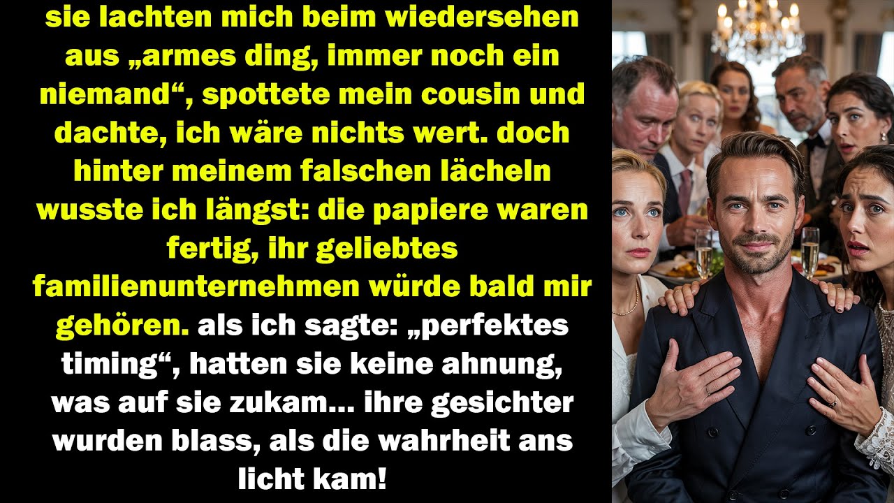 sie nannten mich „niemand“ beim wiedersehen  doch ich kaufte heimlich ihr familienunternehmen!