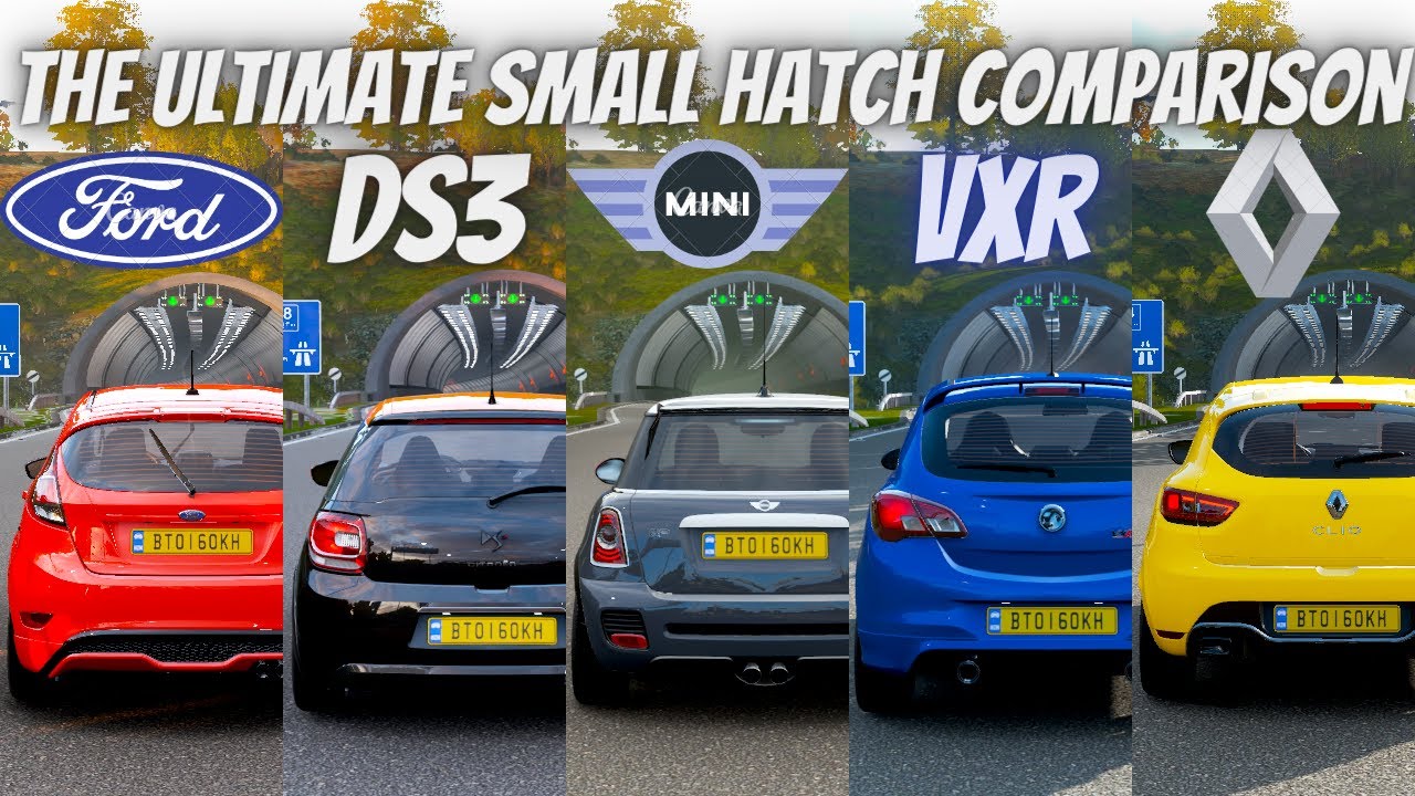 THE ULTIMATE SMALL HATCH COMPARISON | Forza Horizon 4 Fiesta vs DS3 vs Cooper vs Corsa vs Clio