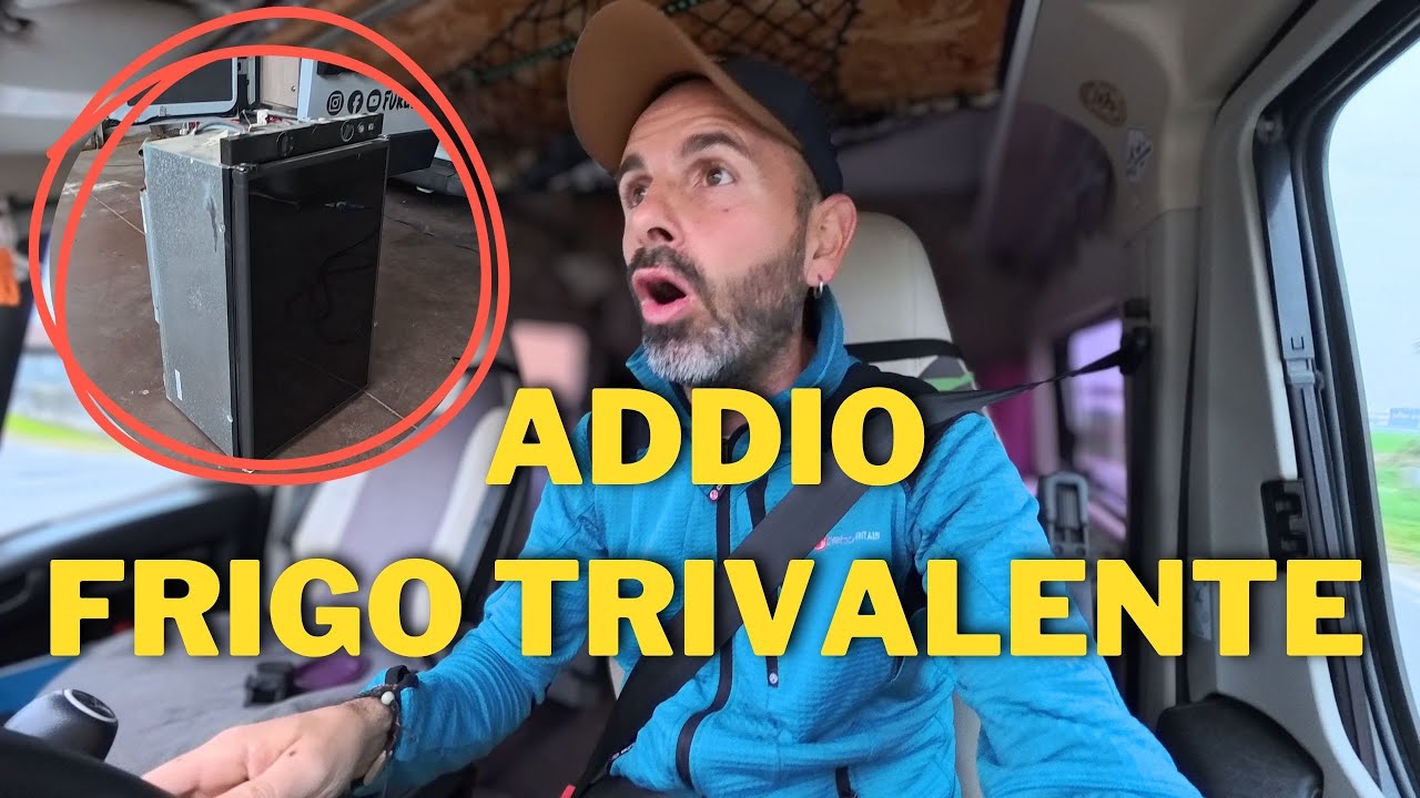 SOSTITUIAMO il frigo trivalente con il FRIGO A COMPRESSORE! 🚐