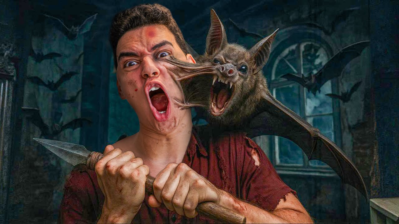 حطيت لاخويا خفاش وهو نايم 😨المقلب قلب حقيقة 💔 الخفاش مسك فيه !!
