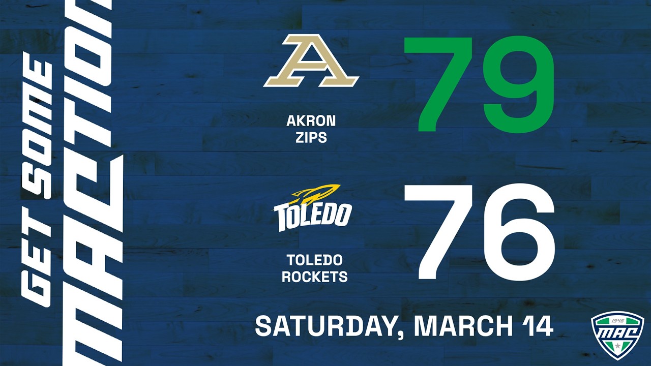 WBB Condensed Game: No. 2 Akron 79, No. 4 Toledo 76