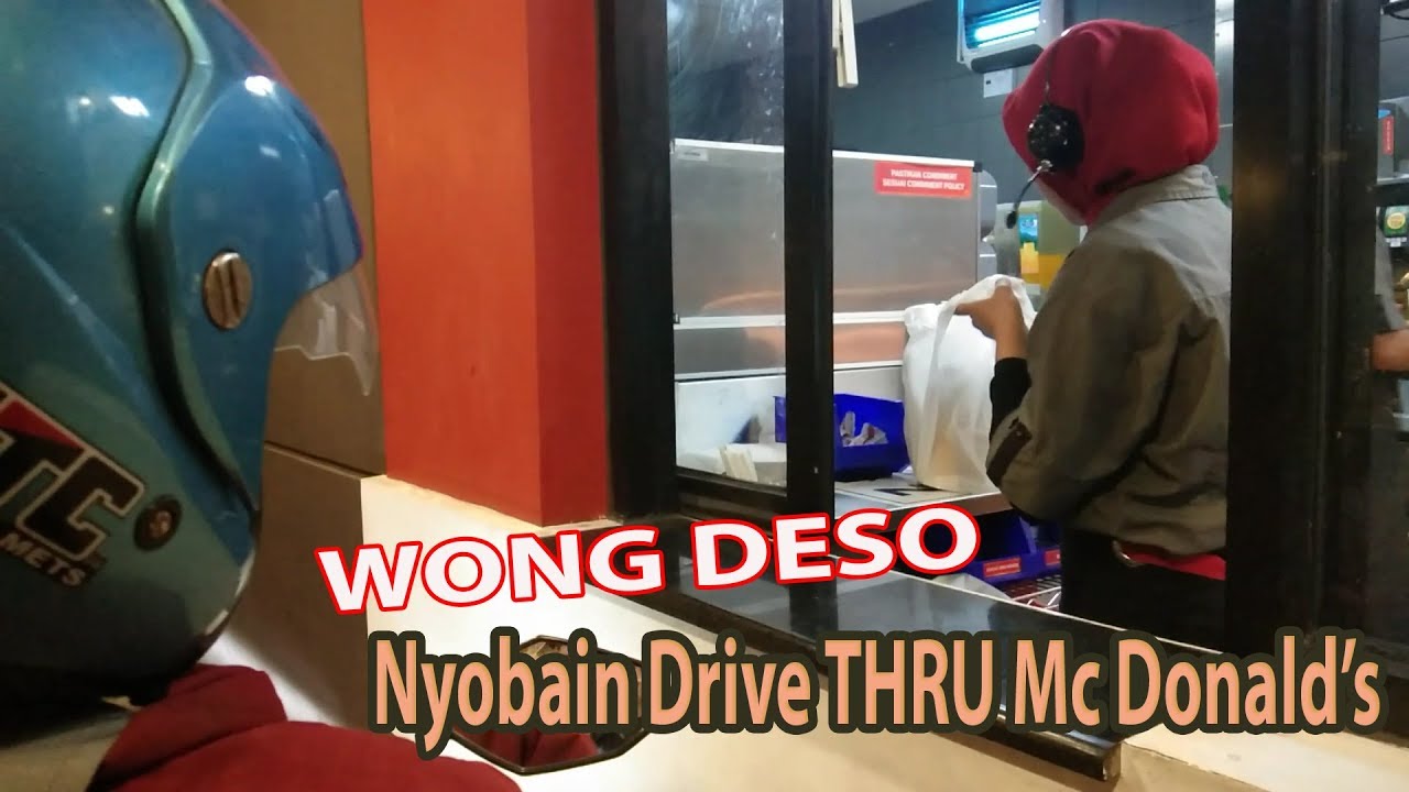 Cara Pesan/ beli di Drive THRU MCD