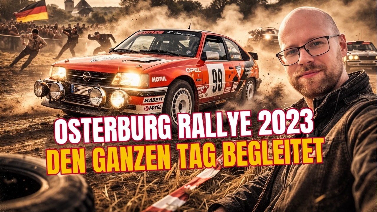 Osterburg Rallye 2023 - Kunze Rallyesport im Opel Kadett - Team den ganzen Tag begleitet