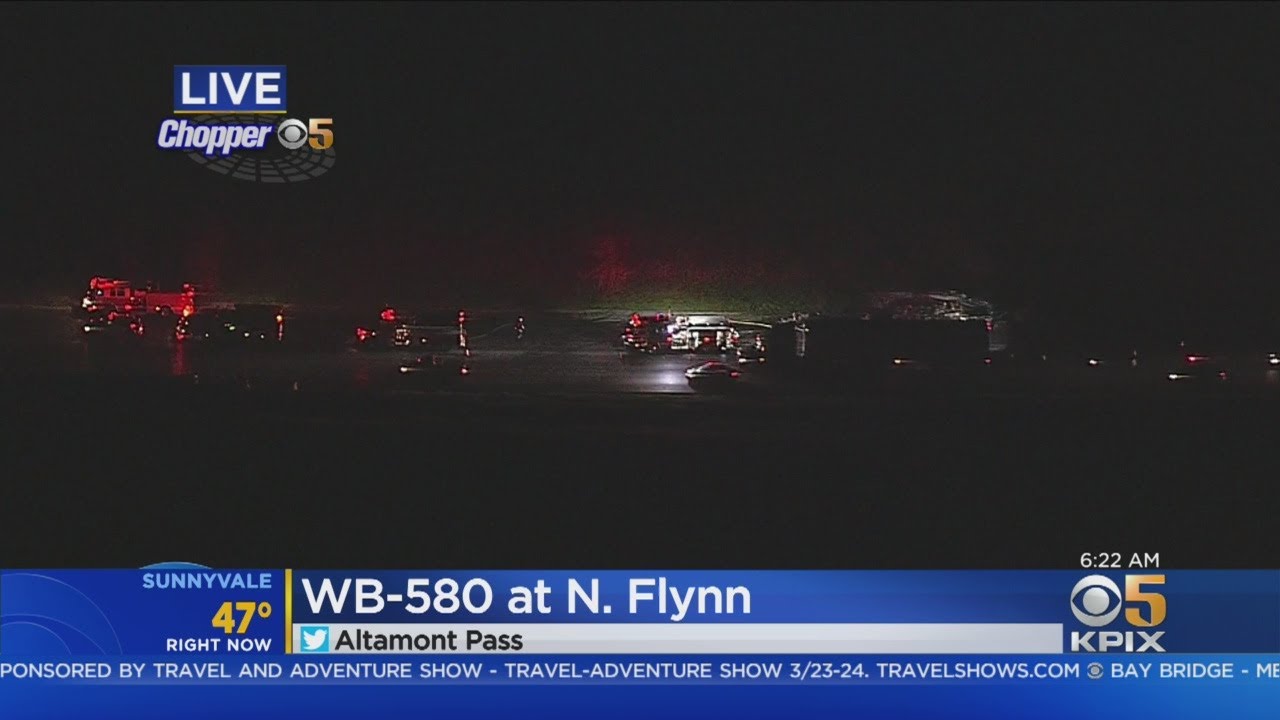 Big-Rig Fire Leads To Horrendous Morning Commute On Altamont Pass