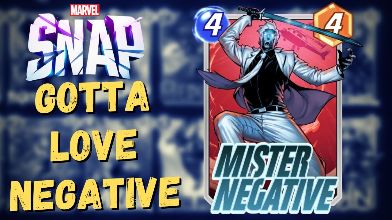 Budget Mister Negative Deck Guide | Infinite Rank Marvel Snap Final