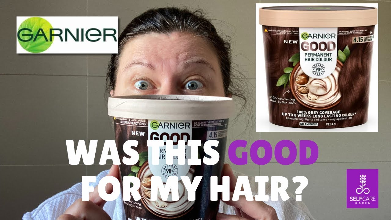 Garnier Good permanent hair dye 💜 home hair colour reviewed 💜 Selfcare Karen