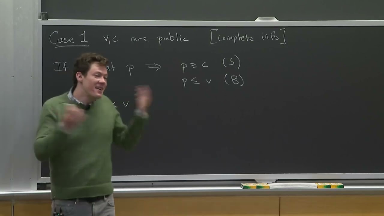 Лекция 23: Ведение переговоров в условиях неполной информации