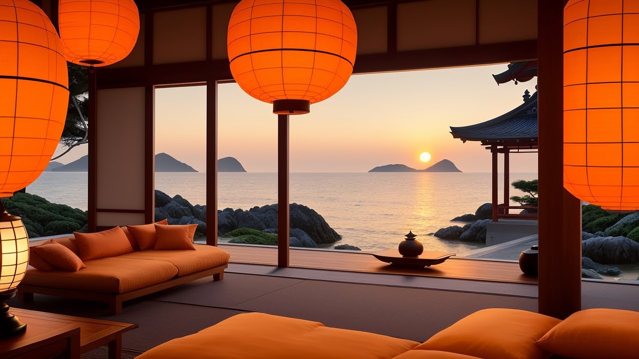 Quiet Sunset in Japan | Peaceful Chill Lounge