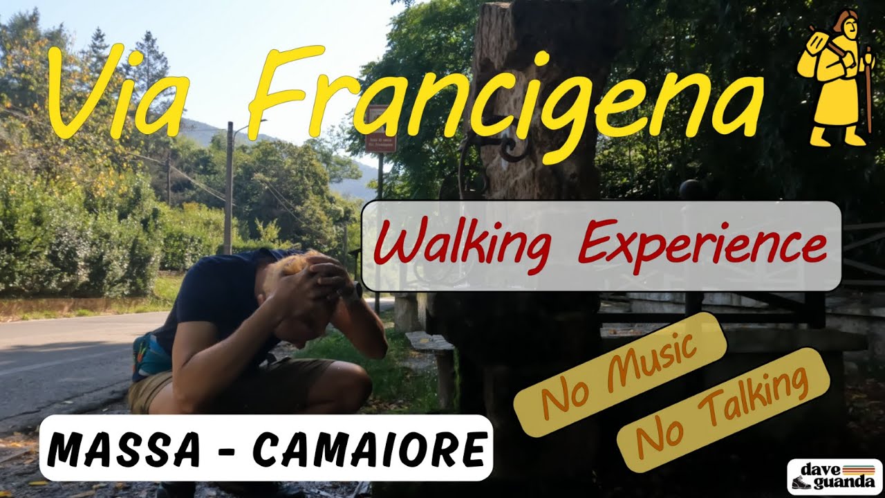 VIA FRANCIGENA | Massa ➜ Camaiore | 4K | ASMR Walking Sound Hiking