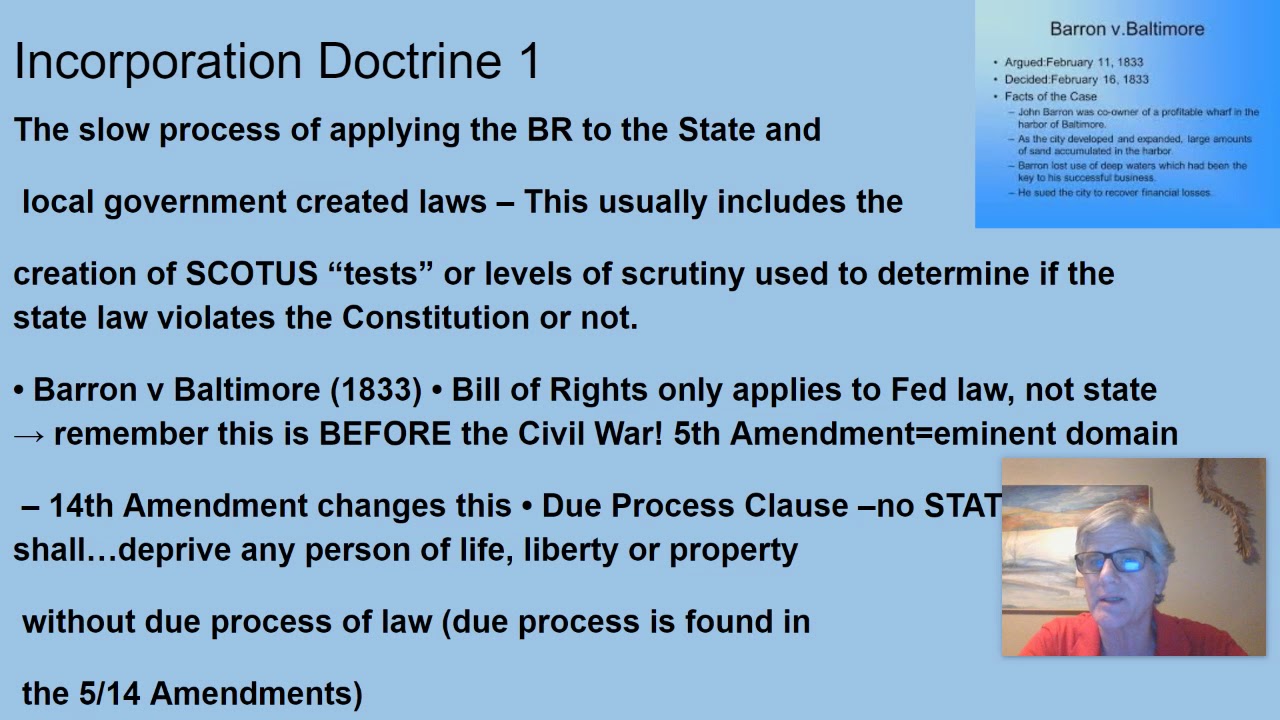 Incorporation Doctrine 1